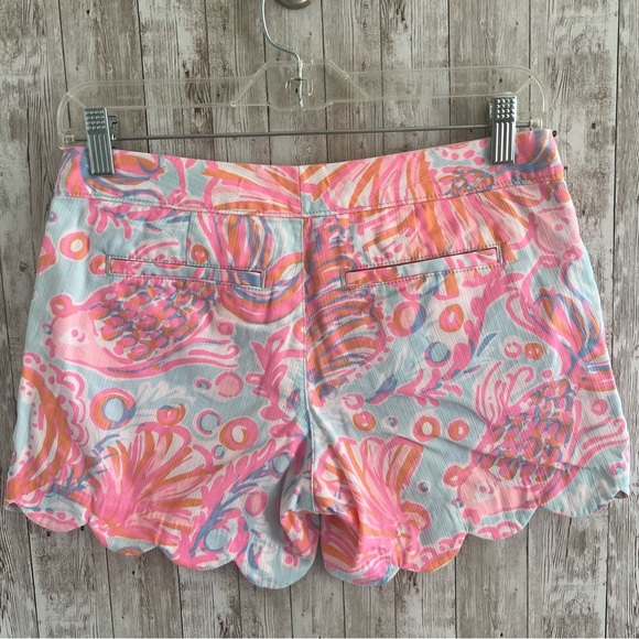 Lilly Pulitzer Buttercup Marine Print Shirts 00 - Picture 2 of 4